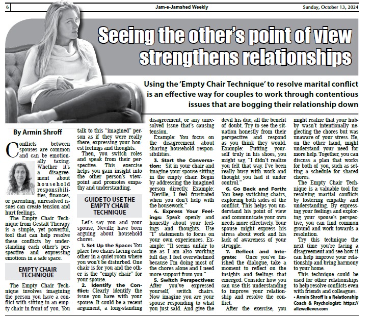 Empty Chair for Relationships